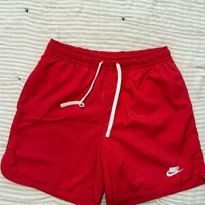 Nike Red flow shorts